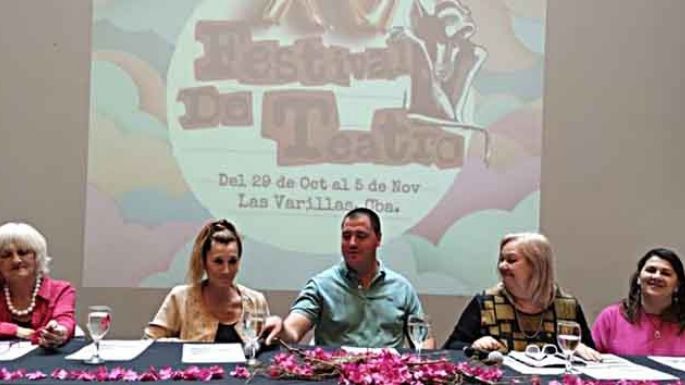Presentaron el Festival de Teatro