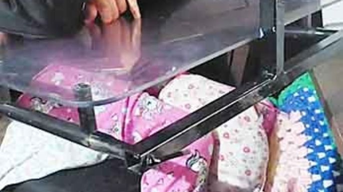 Tiene parálisis cerebral y le llevaron  la “mesita” de su silla de ruedas