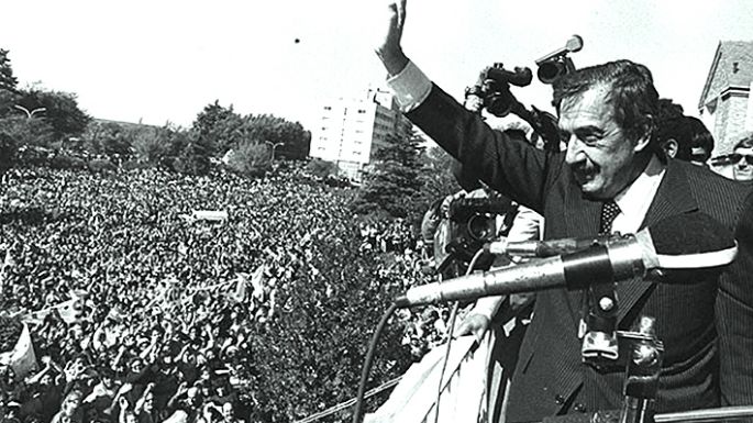 La UCR celebra 40 años del triunfo de Alfonsín