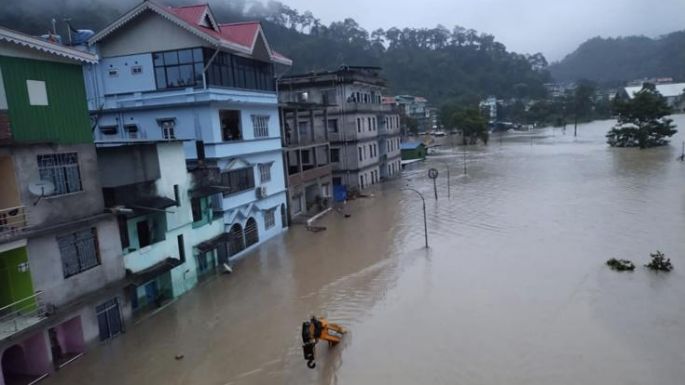 Trágica inundación en India, tras el desborde de un lago glaciar