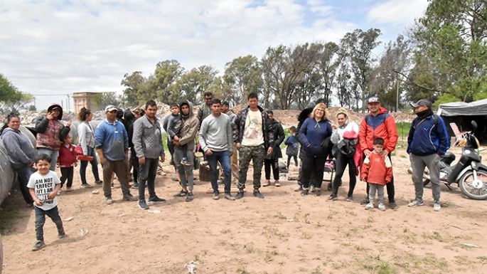 Familias sin techo ocuparon tierras y piden plan habitacional