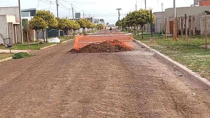 Iniciaron obra de pavimentación