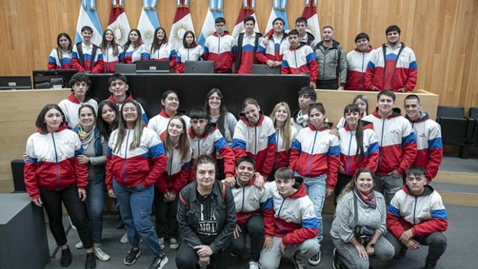 Estudiantes del Colegio Nacional en Córdoba capital