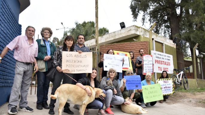 Proteccionistas reclamaron la restitución de los perros al Hogar de Ancianos