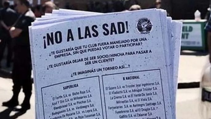 Clubes de fútbol rechazaron el modelo privatizador propuesto por Milei