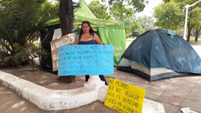 [Video] "Somos 18 familias sin techo que queremos comprar un terreno"