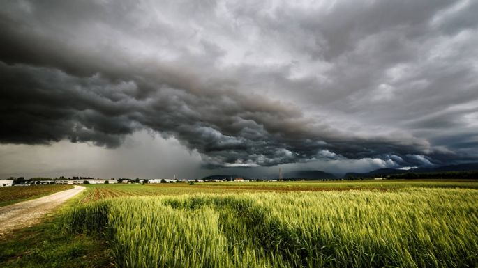 Advierten por fuertes ráfagas de viento y lluvias