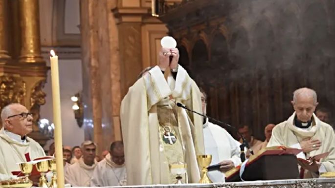La Iglesia realizó una jornada  de "oración por la Patria"