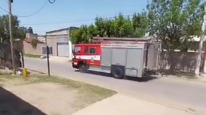 Sofocaron un incendio en una vivienda en Villa Nueva
