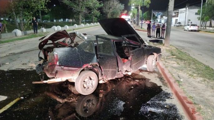 Una niña con serias lesiones al salir despedida, tras un violento impacto