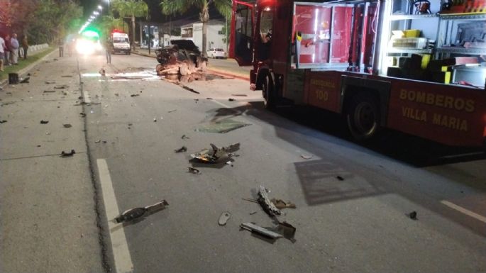 Una niña con serias lesiones al salir despedida, tras un violento impacto