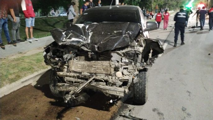 Una niña con serias lesiones al salir despedida, tras un violento impacto