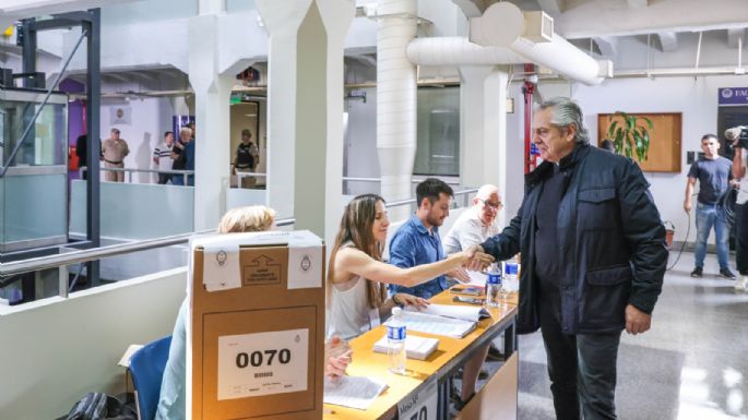 Votó Alberto Fernández: "Es un día importante para la democracia
