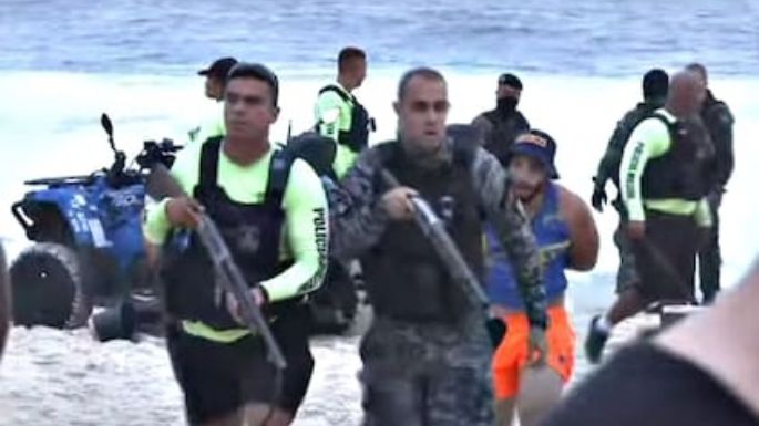 [Videos] La Policía de Río reprimió a hinchas de Boca tras incidentes con barras de Fluminense