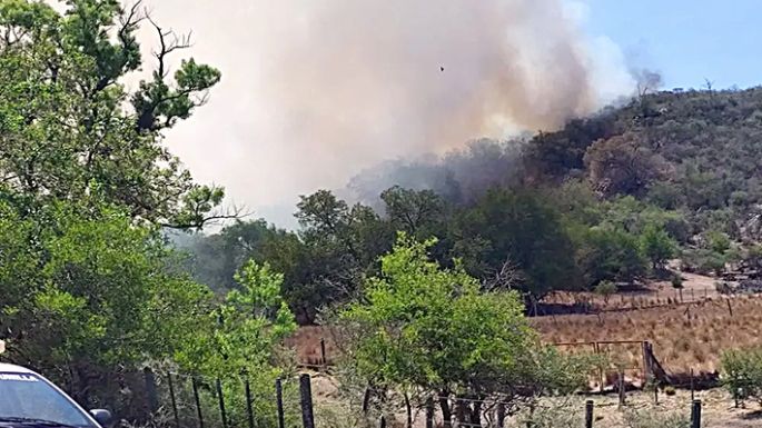 Fuertes incendios en la provincia