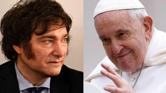 El papa Francisco le envió un rosario bendecido a Javier Milei