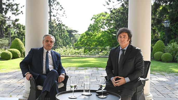 Fernández y Milei tuvieron una primera reunión "respetuosa e institucional"