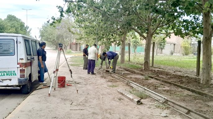Acondicionan el ingreso al barrio Jardín del Golf