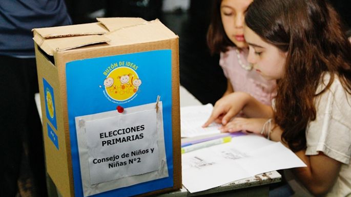 Niñas y niños eligen a su intendente