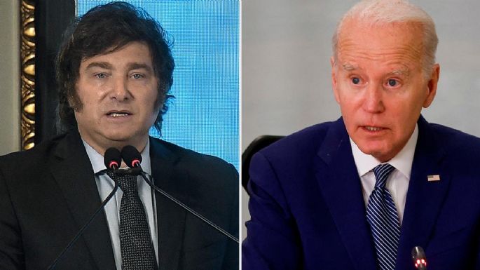 Milei mantuvo un primer contacto con Biden y dialogaron sobre el potencial argentino
