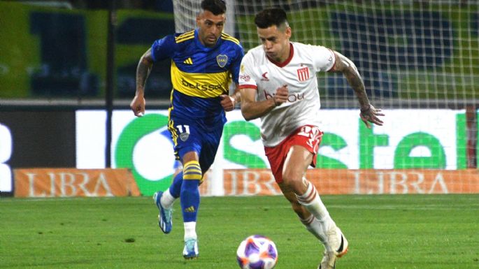 Boca le está ganando a Estudiantes en el Kempes
