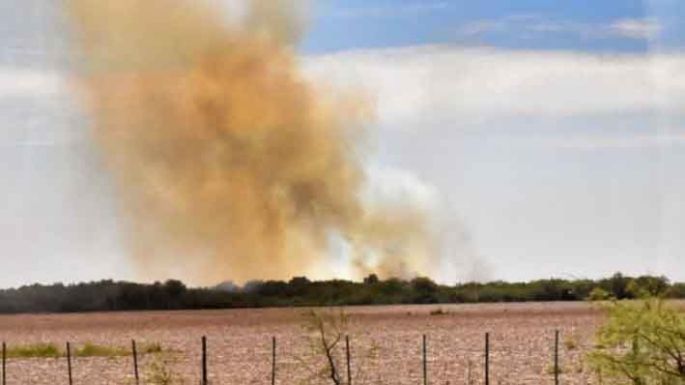 Fueron necesarios 35 bomberos de las dos Villas para controlar las llamas