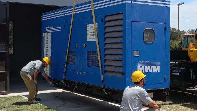 Aguas de Villa María adquirió un nuevo grupo electrógeno