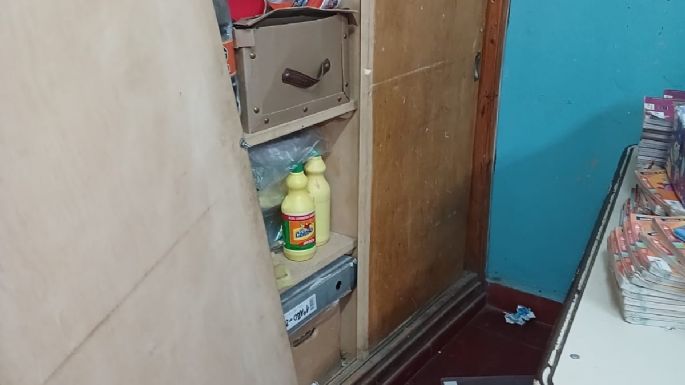 Destrozos en la escuela Belgrano
