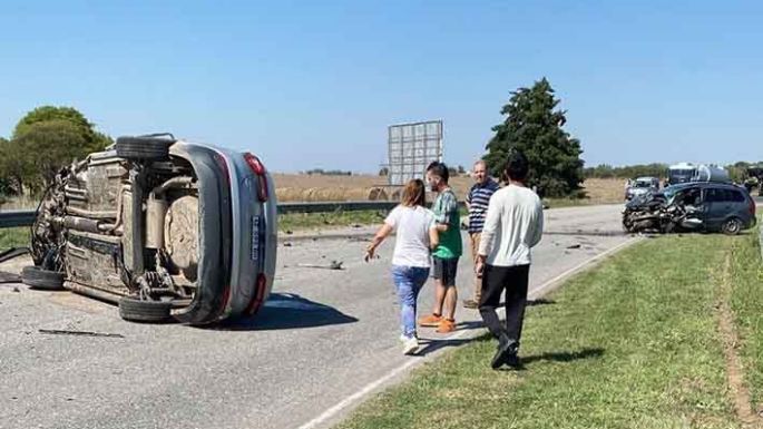 Un taxista perdió la vida en una colisión frontal