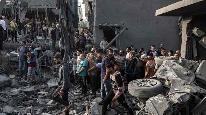 Líder de la OMS califica los bombardeos israelíes sobre la Franja de Gaza de "catástrofe humana"