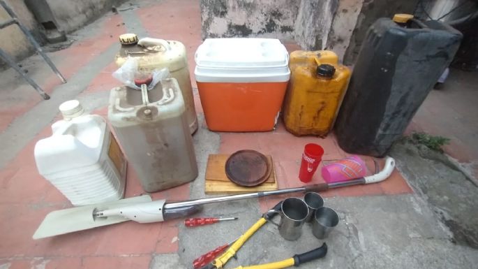 Recuperaron en Villa Nueva 105 litros de gasoil que se habían robado en la zona rural de La Laguna