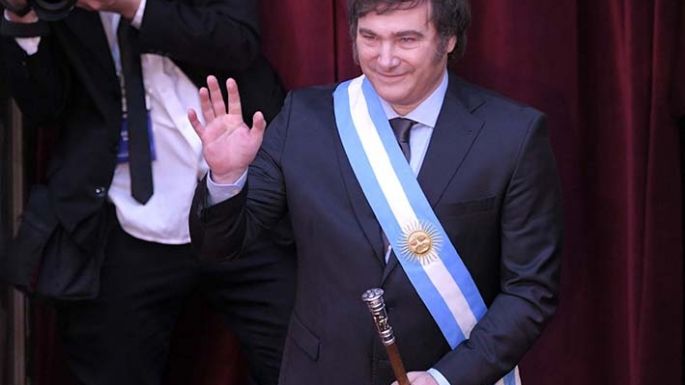 Javier Milei asumió la Presidencia