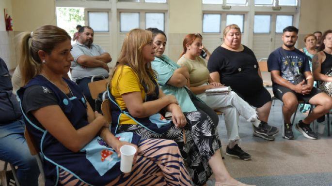 En su primer día, Accastello se reunió con vecinos de Los Olmos