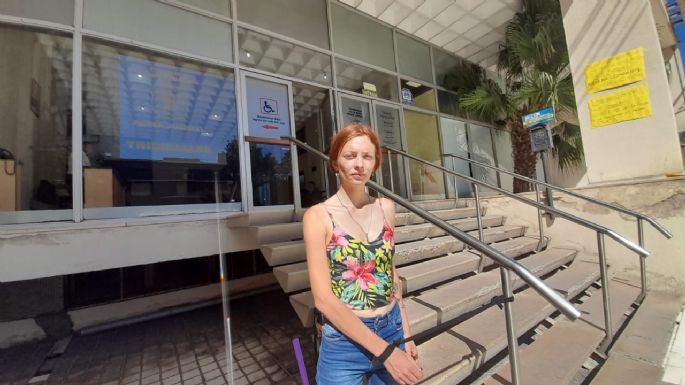 La pareja de Lazarte se ató en Tribunales y denuncia "causa armada"