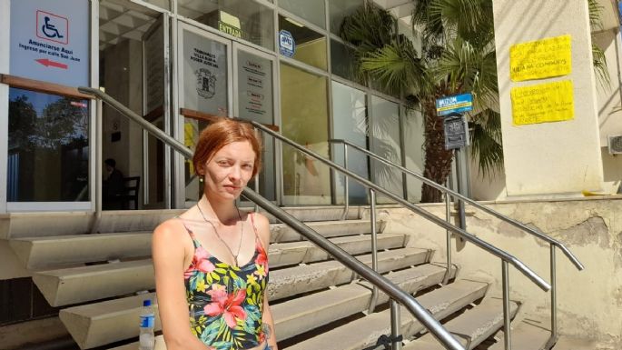 La pareja de Lazarte se ató en Tribunales y denuncia "causa armada"