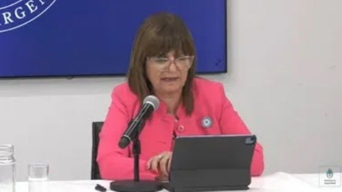 Bullrich: "Las fuerzas van a intervenir frente a cortes y bloqueos"
