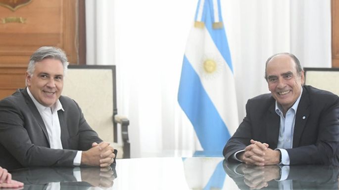Llaryora se reunió con Francos en la Rosada