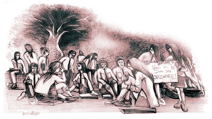 Resolución de protesta estudiantil