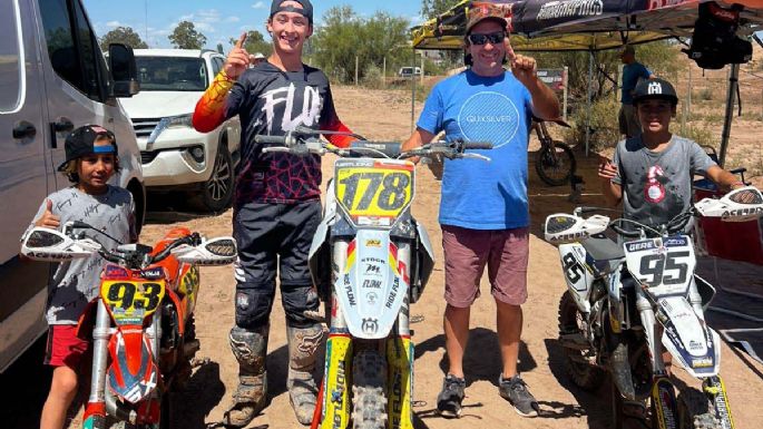 Matías Mirtuono se consagró  campeón cuyano de motocross