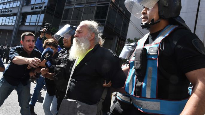 Hubo dos detenidos durante la protesta en Plaza de Mayo