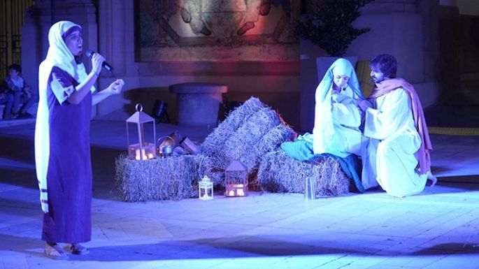 Hubo Pesebre Viviente en la Catedral
