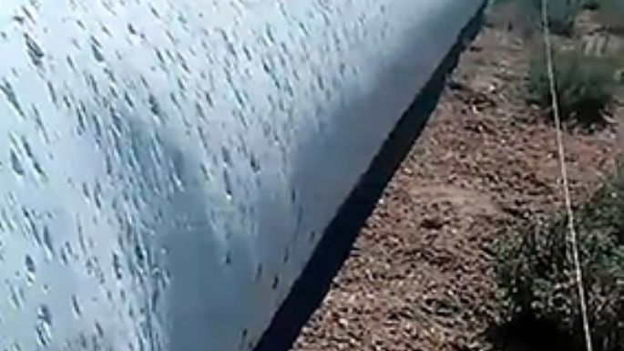La piedra que acompañó el temporal causó daños