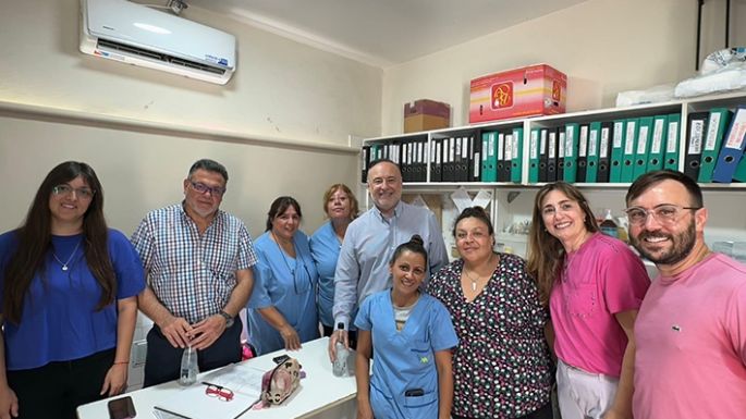 Accastello visitó el Hogar de Ancianos