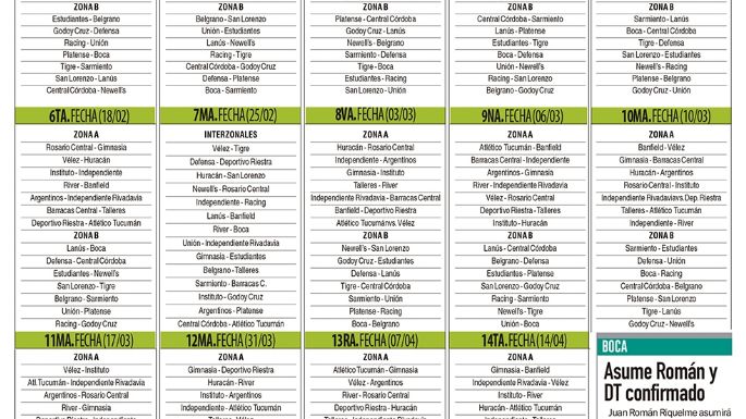 El Fixture de la Copa de la Liga 2024