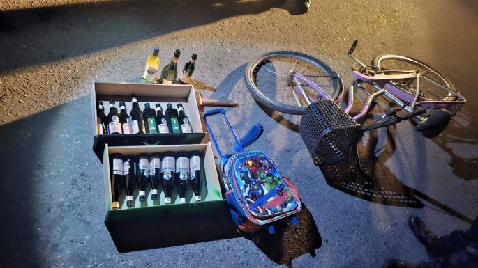 Robaron bebidas de un comercio y luego se pelearon en la vía pública