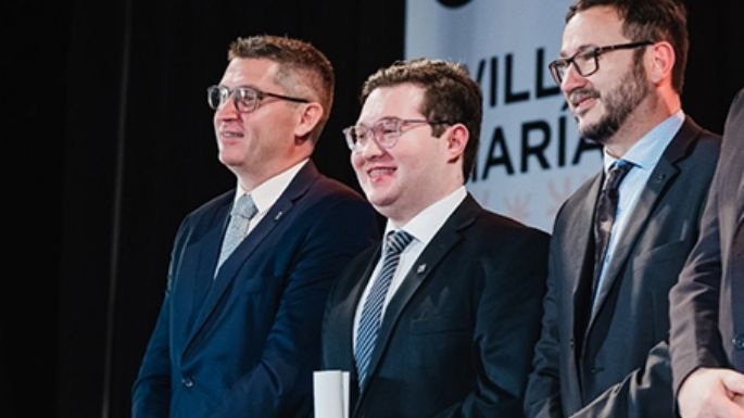 Graduado de la UTN recibió una reconocida distinción nacional