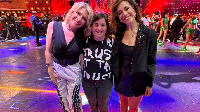 Rocío Borsatto visitó el Bailando y charló con Tinelli