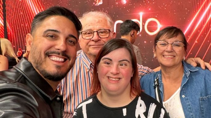Rocío Borsatto visitó el Bailando y charló con Tinelli