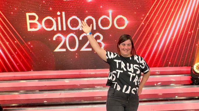 Rocío Borsatto visitó el Bailando y charló con Tinelli