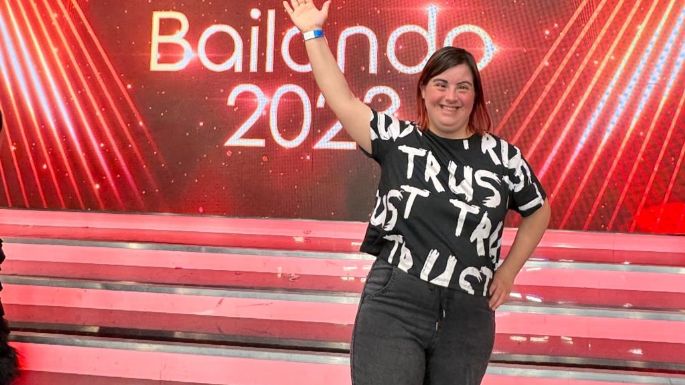 Rocío Borsatto visitó el Bailando y charló con Tinelli